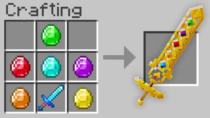 Minecraft, But You Can Craft An Infinity Sword...