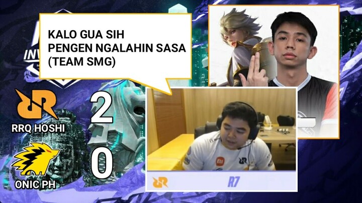 MENANG MELAWAN ONIC PH, BANG GALAK R7 : TARGET SELANJUTNYA GUA PENGEN TEAM SMG!!