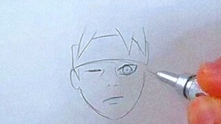 mengambar boruto versi cupu to suhu