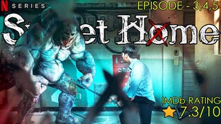 Sweet Home Korean Web Series Explained | Episodes 3, 4 ,5 | Horror movie recaps | Netflix