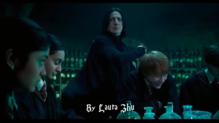 [รีมิกซ์]【สเนป】ทำร้าย【รอน】| Snape hitting Ron for 40 seconds straight