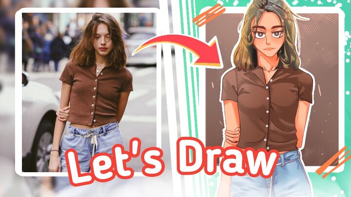 Let's Draw Random Picture from Pinterest | Timelapse