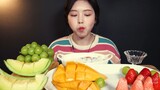 Ăn cả thế giới - trái cây miền nam - Ăn âm thanh - ăn Mukbang