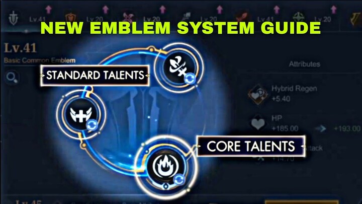 HOW TO USE NEW EMBLEM SYSTEM 2023 IN MOBILE LEGENDS BANG BANG