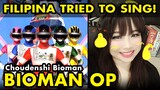 Filipina tried to sing Japanese Super Sentai song, Choudenshi Bioman opening cover by Vocapanda