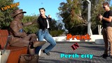 #Cowboy_prank in Perth city. funniest reactions. lelucon statue prank. luco patung. don't miss it.