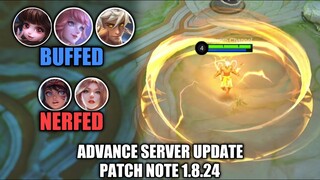 REVAMPED VALE MAJOR BUFFED FLORYN CHANG'E NERFED MATHILDA RAFAELA AND MORE | advance server update