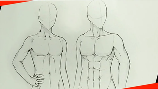 สอนวาดการ์ตูน-การวาดตัวผู้ชายง่ายๆ