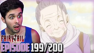 "LOVED THE END" Fairy Tail Ep.199,200 Live Reaction!