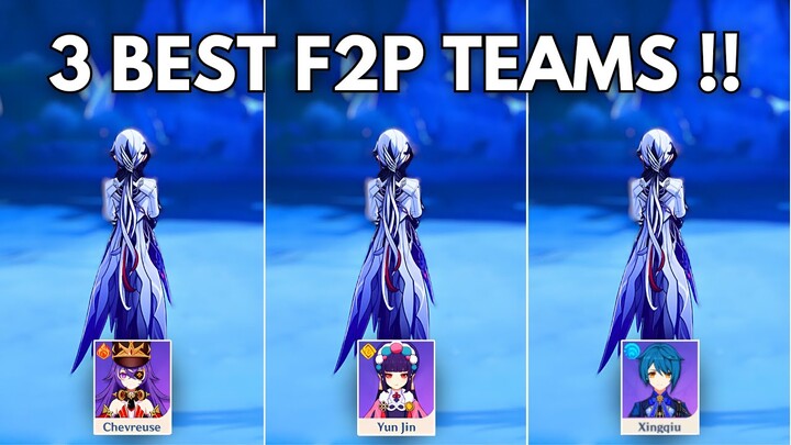 TOP 3 F2P Teams for Arlechino!! [ Genshin Impact ]