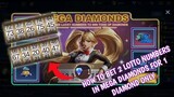 How to bet 2 lottery numbers Mega Diamonds event for only 1 Diamond | How to use Mega Diamond Score
