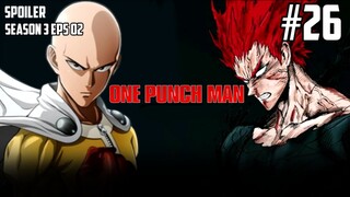 ONE PUNCH MAN Season 03 Episode 02 - PROSES PERUBAHAN GAROU MENJADI MONSTER