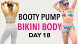BIKINI BODY IN 30 DAYS DAY 18 | BOOTY WORKOUT FOR WOMEN AT HOME | BUTT WORKOUT WITH RESISTANCE BANDS