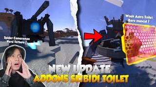 NEW UPDATE! ADDON SKIBIDI TOILET TERBAIK DI MINECRAFT! ADA ASTRO TOILET BOSS DENGAN PERISAI, KEREN!😱