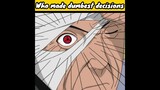 10 Naruto character who made dumbest decision #shorts