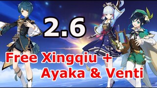 Bất Thình Lình Công Bố Ayaka & Venti Trong 2.6, Bạn  Sẵn Sàng Rước Waifu Băng Về ? |Genshin Impact