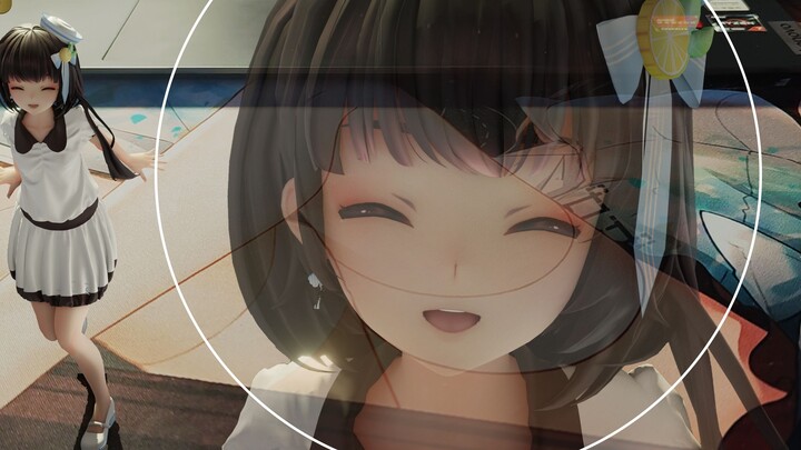 [การสังเคราะห์ฉาก Lingyuan MMD/จริง] ทะลุกำแพงมิติ! จับนกมาเต้นให้หน่อย อิอิ