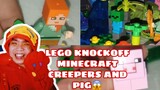 LEGO MINECRAFT KNOCKOFF HAUL CREEPERS AND PIGS | ARKEYEL CHANNEL
