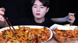 Cơm chiên Dakgalbi Kimchi xào Mukbang ASMR  #mukbang #asmr