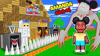 TÔ GÀ THỬ THÁCH 24H XÂY NHÀ AN TOÀN CHỐNG AMANDA THE ADVENTURE TRONG MINECRAFT*QUÁI VẬT AMANDA