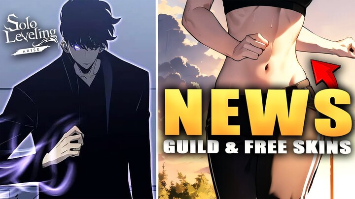 PREPARE!!! GUILDS & SKINS NEWS!!!! IM SOOOOO EXCITED FOR THIS! (Solo Leveling Arise)