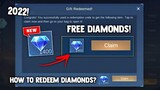 HOW TO CLAIM REDEEM 2K DIAMONDS! NEW! LEGIT! (CLAIM NOW!) | MOBILE LEGENDS 2022