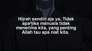 Hijrah sendiri aja ya,