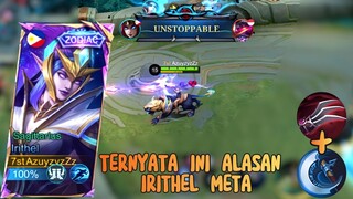 Ternyata Ini Alasan Irithel Meta | The Best Gameplay Irithel, Best Build and Emblem Irithel