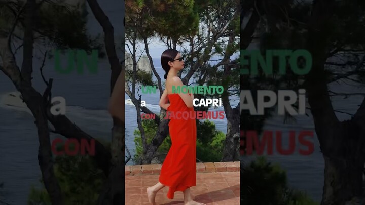 JENNIE for @jacquemus 🏝️«LA CASA» #JENNIE #jacquemus #lacasa #casamalaparte #capri #OA #shorts