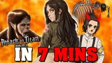 Attack on Titan FINAL SEASON (Part 1 & 2) IN 7 MINUTES