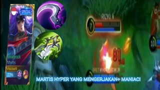 Martis dan HANABI INI MARTIS HYPER SAKIT DAMAGENYA MANIAC LANGSUNG HANABI MANIAC MLBB :#bestofbest