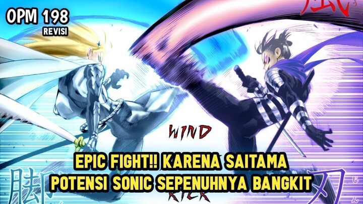 AMAZING! PERTARUNGAN SENGIT DENGAN KEKUATAN MENGERIKAN KARENA DI PICU SAITAMA | MANGA OPM 198 REVISI