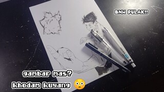 [speeddraw] GAMBAR YUTA OKUTSU SI PALING SETIA, ( JJK )