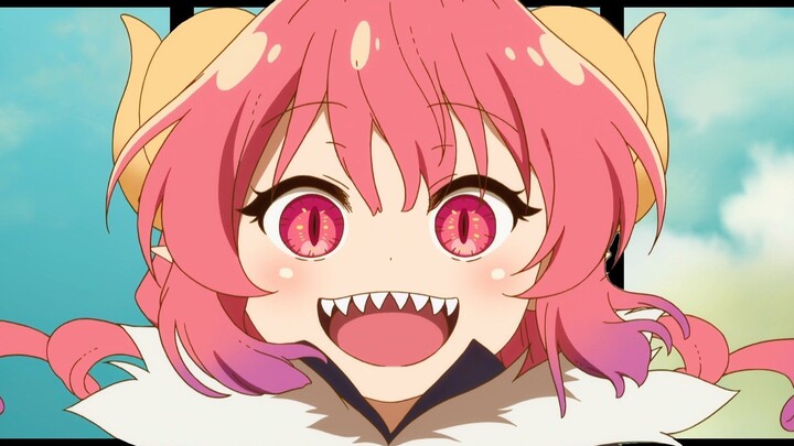 [Naked-eye 3D/Dragon Maid] Elulu: I’m going to jump out of the screen!