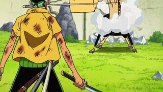 P* semua dialog! ! Tebasan putih-panas! Zoro vs Kaku