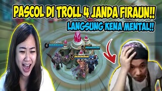 PASCOL KENA MENTAL!! META 4 TANK TOP GLOBAL MIYA PASCOL DI TROLL 4 JANDA FIRAUN!!