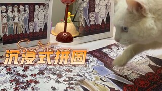 【无聊来看】阿宅游戏 | 居家玩什么？！拼图！解压放松还消磨时间 | 海贼王拼图！小猫乱入！