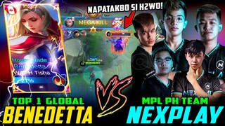 H2wo Napatakbo Sa Lakas ng Bene?! Top 1 Global Benedetta vs. Nexplay Squad with Gosu Basic!