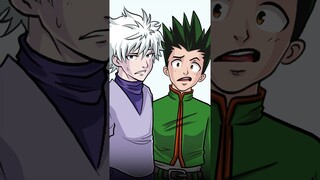 Killua and Gon avoid Hisoka