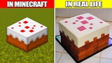 I Made Real Life Minecraft Cake in Hindi...