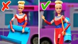 14 Đồ Cắm Trại Thủ Công Với Barbie || Balo, VỉNướng Và Lửa Trại Mini