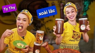 Ty Thy làm món xoài lắc mắm ruốc - Ẩm thực Cha Rồng gỏi đu đủ