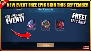 NEW EVENT! FREE EPIC SKIN THIS SEPTEMBER 3 2021 | MLBB Megatron Skin - MLBB