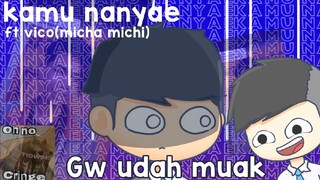 kamu nanyae judul videonya apa ft: micha michi