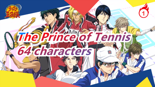 The Prince of Tennis|One man, one ball, and one line (compilation of 64 characters)_1