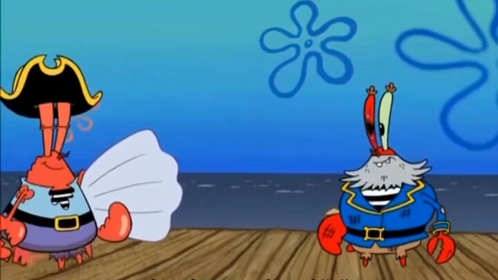 Do you believe it? It turns out that Mr. Krabs used to be a pirate.