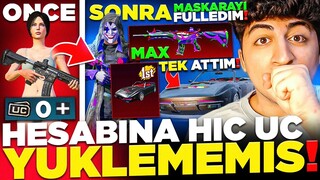 (0 DESTANSI😲) HESABINA HİÇ UC YÜKLEMEMİŞ❗ TAKİPÇİME MİRADOYU ALIP MASKARA M4'Ü FULLEDİK❗ PUBG Mobile