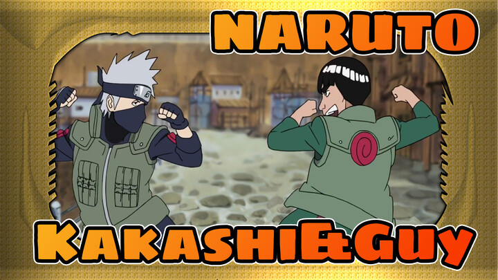 NARUTO|【Adegan Klasik 5】Kakashi&Guy