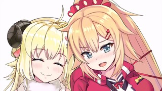 [vtuber] เมื่อสองสาวสุดน่ารักไลฟ์สตีมเกม  มุ้งมิ้งสุด ๆ