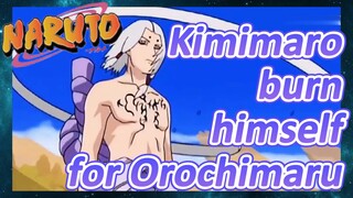 Kimimaro burn himself for Orochimaru